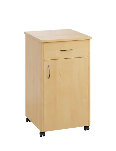 NSL - 14 stolek noční k lůžku, pravostranný, lamino - javor horský