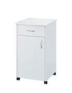 NSL - 14 stolek noční k lůžku, levostranný, lamino - bílá