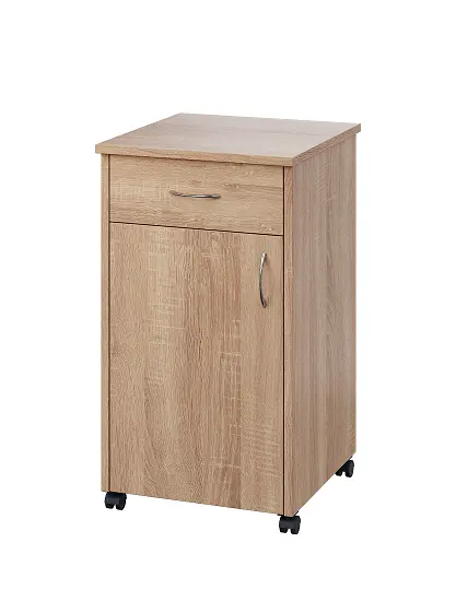 NSL - 14 stolek noční k lůžku, levostranný, lamino - dub bardolino