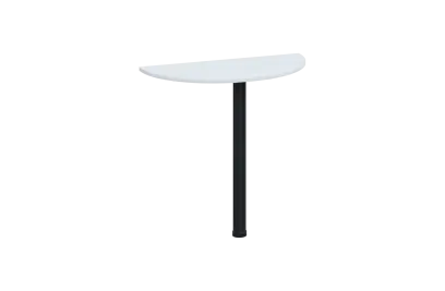 EJD 1 - 81 přístavba jednací, kovová podnož černá, síla desky 18 mm, široká 800 mm, bílá