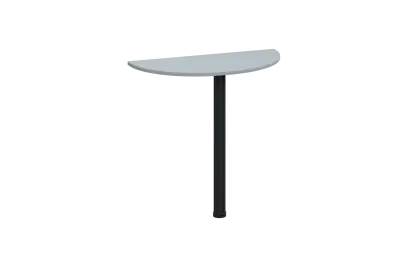 EJD 1 - 81 přístavba jednací, kovová podnož černá, síla desky 18 mm, široká 800 mm, šedá