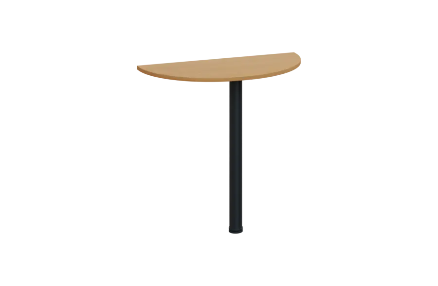 EJD 1 - 81 přístavba jednací, kovová podnož černá, síla desky 18 mm, široká 800 mm, buk Royal