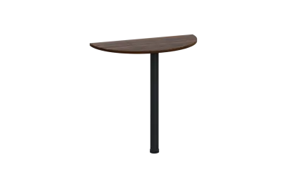 EJD 1 - 81 přístavba jednací, kovová podnož černá, síla desky 18 mm, široká 800 mm, ořech královský