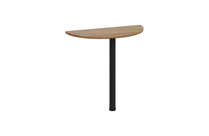 EJD 1 - 81 přístavba jednací, kovová podnož černá, síla desky 18 mm, široká 800 mm, ořech světlý