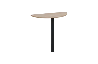 EJD 1 - 81 přístavba jednací, kovová podnož černá, síla desky 18 mm, široká 800 mm, dub bardolino