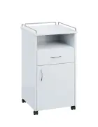 NSL - 13 KO stolek noční k lůžku, pravostranný, lamino - bílá