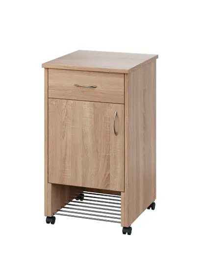 NSL - 12 stolek noční k lůžku, levostranný, lamino - dub bardolino