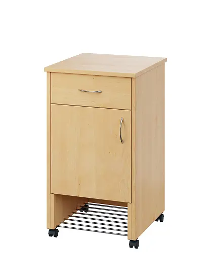 NSL - 12 stolek noční k lůžku, levostranný, lamino - javor horský