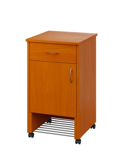 NSL - 12 stolek noční k lůžku, levostranný, lamino - třešeň šumavská