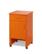 NSL - 12 stolek noční k lůžku, levostranný, lamino - pomeranč