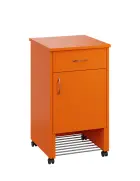 NSL - 12 stolek noční k lůžku, pravostranný, lamino - pomeranč