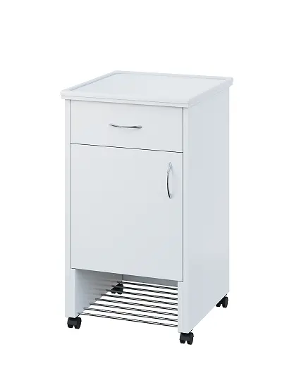 NSL - 12 PV stolek noční k lůžku, levostranný, lamino - bílá