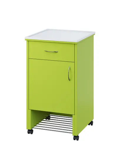 NSL - 12 PV stolek noční k lůžku, levostranný, lamino - jarní zeleň