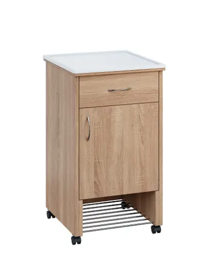 NSL - 12 PV stolek noční k lůžku, pravostranný, lamino - dub bardolino