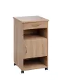 NSL - 16 stolek noční k lůžku, pravostranný, lamino - dub bardolino
