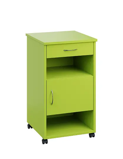 NSL - 16 stolek noční k lůžku, pravostranný, lamino - jarní zeleň