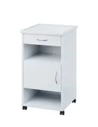 NSL - 16 PV stolek noční k lůžku, levostranný, lamino - bílá