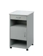 NSL - 16 PV stolek noční k lůžku, levostranný, lamino - šedá