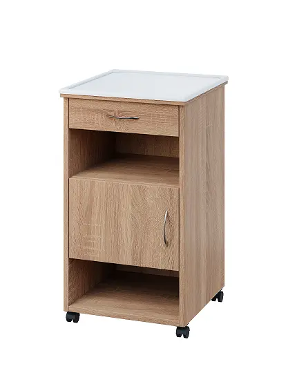 NSL - 16 PV stolek noční k lůžku, levostranný, lamino - dub bardolino