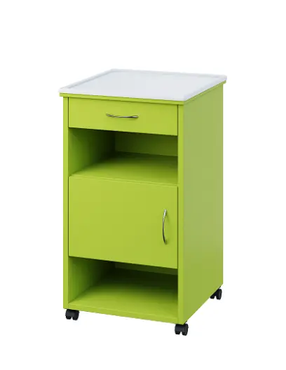 NSL - 16 PV stolek noční k lůžku, levostranný, lamino - jarní zeleň