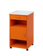 NSL - 16 PV stolek noční k lůžku, levostranný, lamino - pomeranč