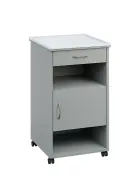 NSL - 16 PV stolek noční k lůžku, pravostranný, lamino - šedá