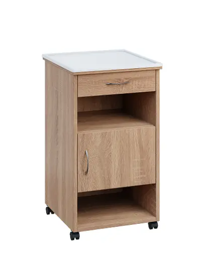 NSL - 16 PV stolek noční k lůžku, pravostranný, lamino - dub bardolino