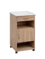 NSL - 16 PV stolek noční k lůžku, pravostranný, lamino - dub bardolino