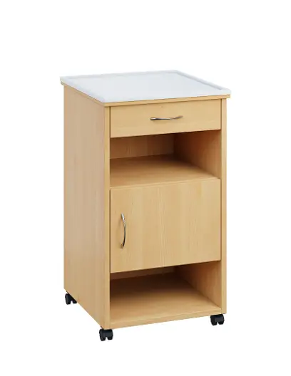 NSL - 16 PV stolek noční k lůžku, pravostranný, lamino - javor horský