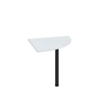 LS 28 - 8 deska spojovací, kovová podnož černá, síla desky 25 mm, široká 800 mm, bílá