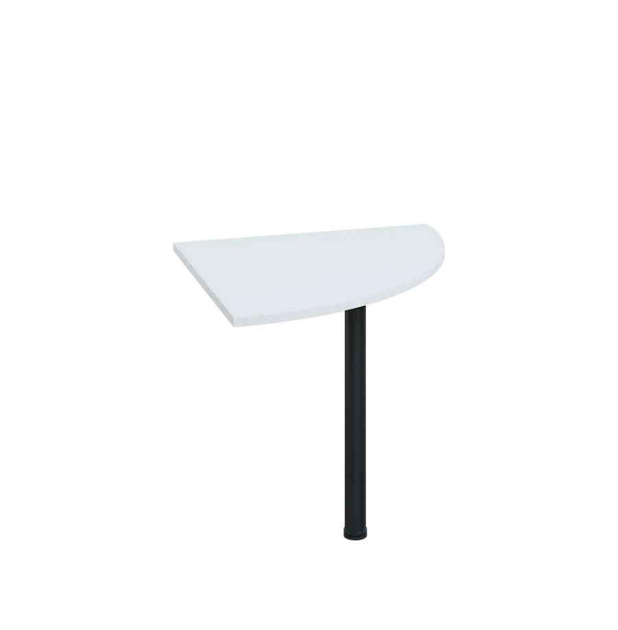 LS 28 - 8 deska spojovací, kovová podnož černá, síla desky 25 mm, široká 800 mm, bílá