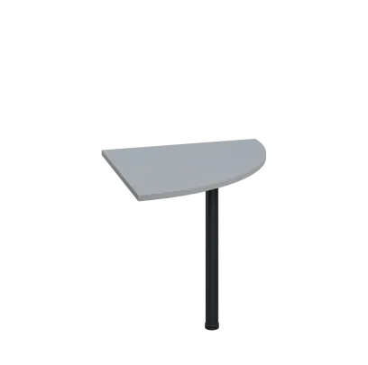 LS 28 - 8 deska spojovací, kovová podnož černá, síla desky 25 mm, široká 800 mm, šedá