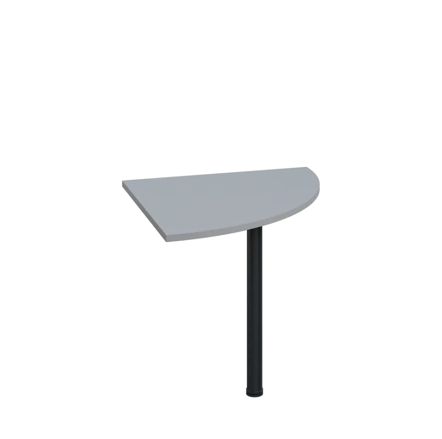 LS 28 - 8 deska spojovací, kovová podnož černá, síla desky 25 mm, široká 800 mm, šedá