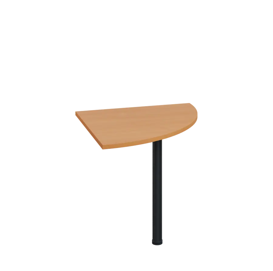 LS 28 - 8 deska spojovací, kovová podnož černá, síla desky 25 mm, široká 800 mm, buk Royal