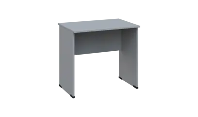 TP 6 - 8 stůl kancelářský, dřevěná podnož, deska 18 mm, široký 800 mm, šedá