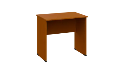 TP 6 - 8 stůl kancelářský, dřevěná podnož, deska 18 mm, široký 800 mm, třešeň šumavská