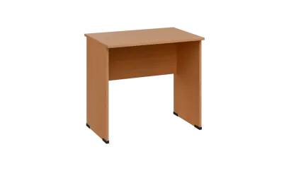 TP 6 - 8 stůl kancelářský, dřevěná podnož, deska 18 mm, široký 800 mm, buk royal