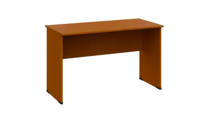 TP 6 - 12 stůl kancelářský, dřevěná podnož, deska 18 mm, široký 1200 mm, třešeň šumavská