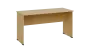 TP 6 - 14 stůl kancelářský, dřevěná podnož, deska 18 mm, široký 1400 mm, javor horský