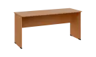 TP 6 - 16 stůl kancelářský, dřevěná podnož, deska 18 mm, široký 1600 mm, buk royal