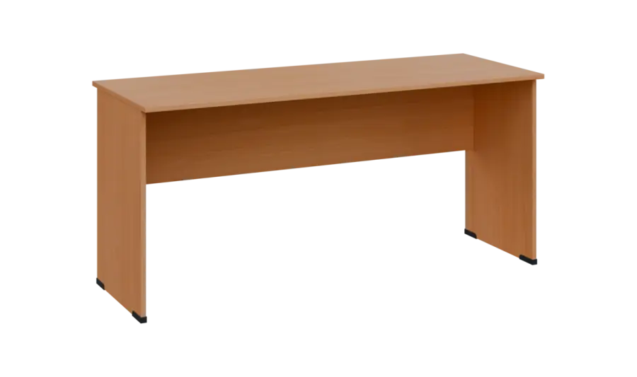 TP 6 - 16 stůl kancelářský, dřevěná podnož, deska 18 mm, široký 1600 mm, buk royal