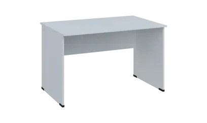 TP 8 - 12 stůl kancelářský, dřevěná podnož, deska 18 mm, široký 1200 mm, bílá