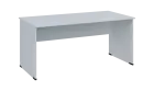TP 8 - 16 stůl kancelářský, dřevěná podnož, deska 18 mm, široký 1600 mm, bílá