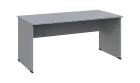 TP 8 - 16 stůl kancelářský, dřevěná podnož, deska 18 mm, široký 1600 mm, šedá