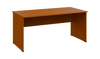 TP 8 - 16 stůl kancelářský, dřevěná podnož, deska 18 mm, široký 1600 mm, třešeň šumavská