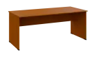 TP 8 - 18 stůl kancelářský, dřevěná podnož, deska 18 mm, široký 1800 mm, třešeň šumavská