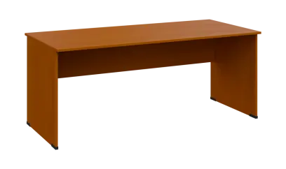 TP 8 - 18 stůl kancelářský, dřevěná podnož, deska 18 mm, široký 1800 mm, třešeň šumavská