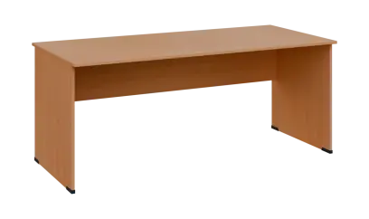 TP 8 - 18 stůl kancelářský, dřevěná podnož, deska 18 mm, široký 1800 mm, buk royal