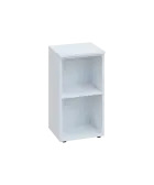 EN 2 - 4N skříňka otevřená, úzká lamino - bílá