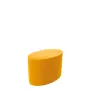 ELIPSA MALÁ taburet, koženka žlutá